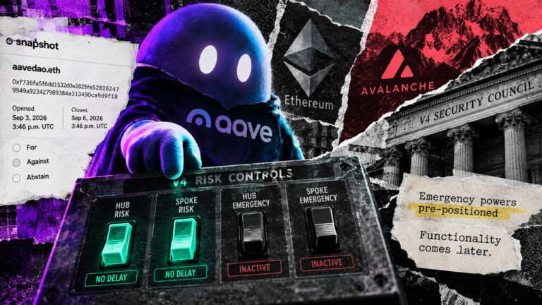 Aave crypto lending proposal would let emergency tools freeze markets – but not unfreeze them