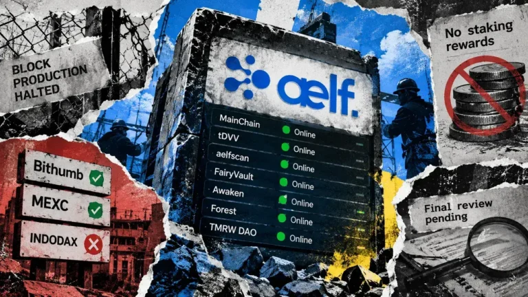 7-day blockchain outage wipes out a full week of staking rewards after emergency aelf shutdown