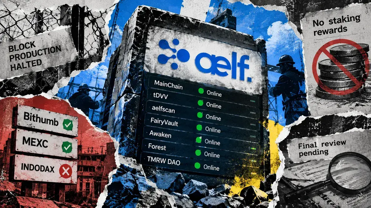 7-day blockchain outage wipes out a full week of staking rewards after emergency aelf shutdown