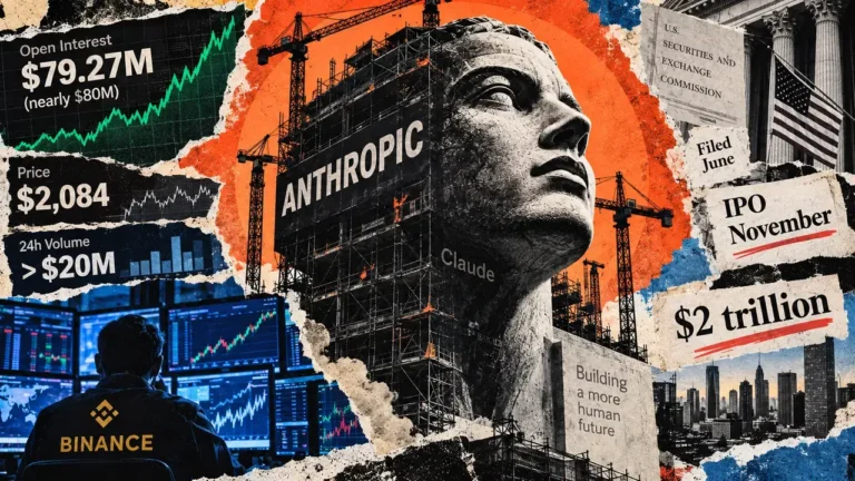 Anthropic’s potential $2 trillion IPO is fueling an $80 million crypto trade