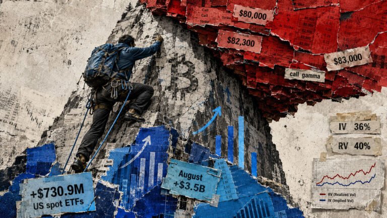 Bitcoin’s rally over $81,000 is finding real buyers, but options traders still aren’t pricing a clean breakout