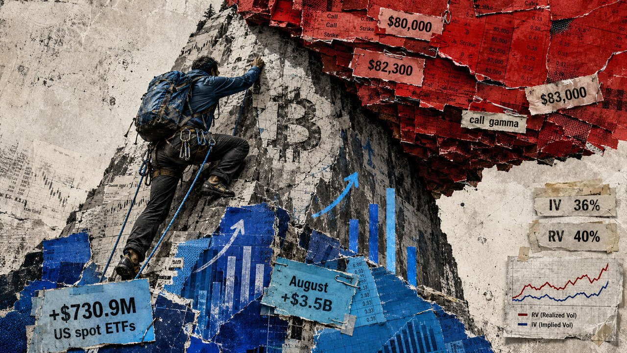 Bitcoin’s rally over $81,000 is finding real buyers, but options traders still aren’t pricing a clean breakout