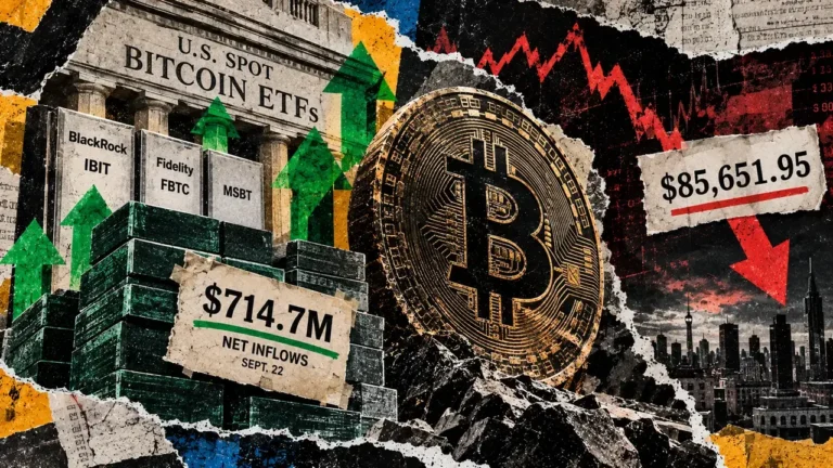 Bitcoin ETFs just erased a $5.7 billion hole, but profit-taking is swallowing the new demand