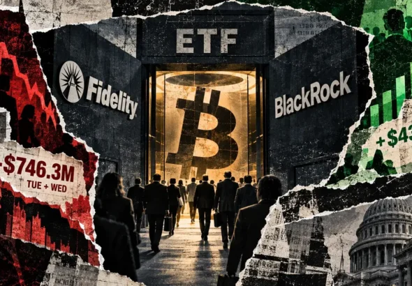 Fidelity surge brings in $310M BTC saving Bitcoin ETFs from a disastrous week
