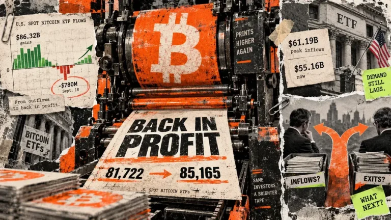Bitcoin hits $86,000 putting ETF investors back in profit after $86 billion wipeout