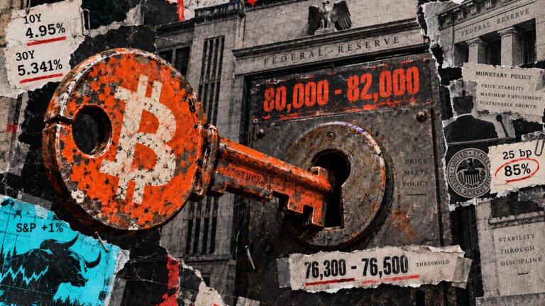Bitcoin’s $80,000 ceiling looks fragile after stocks shrugged off near-5% Treasury yields