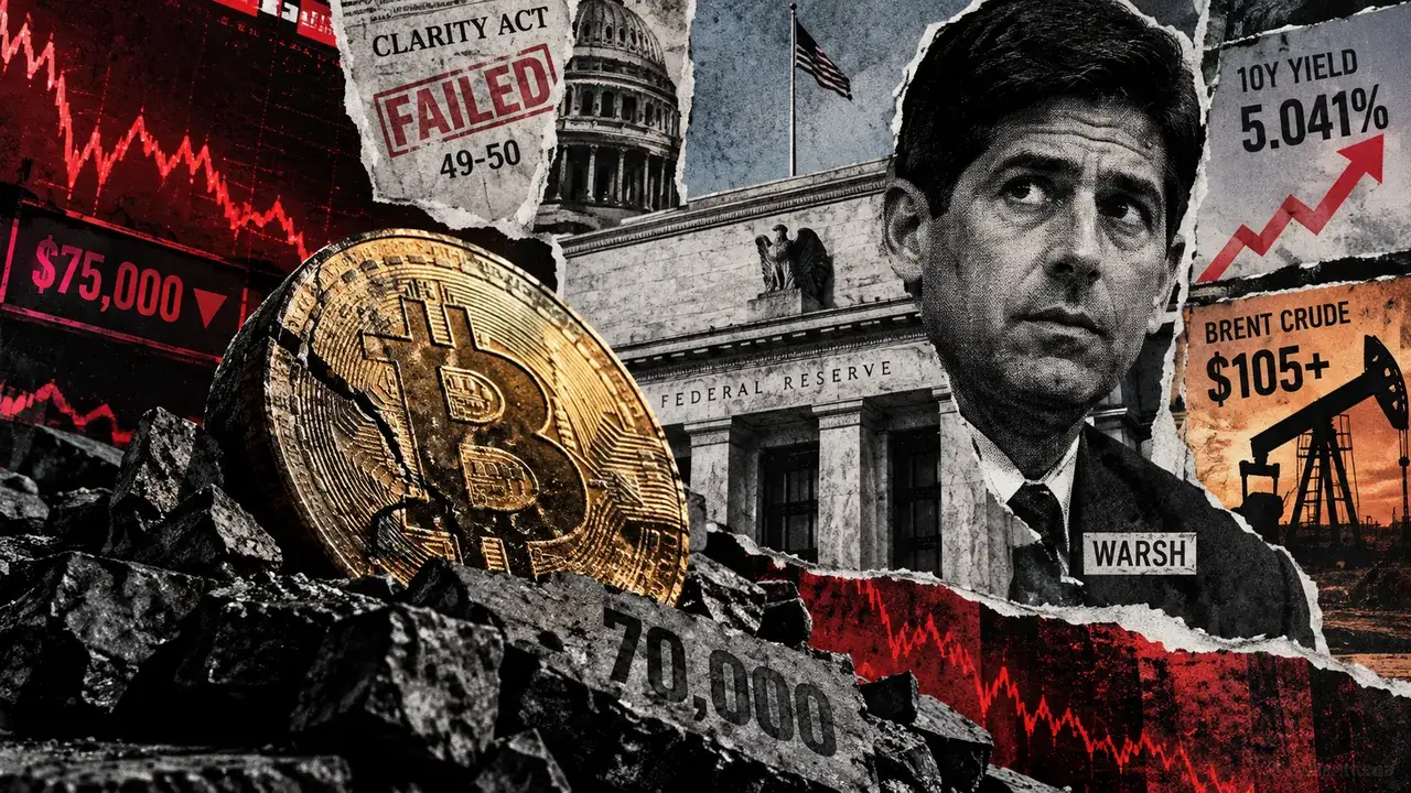 Bitcoin absorbs initial pre-Fed sell-off, leaving $70K as a critical test for Warsh’s Fed decision