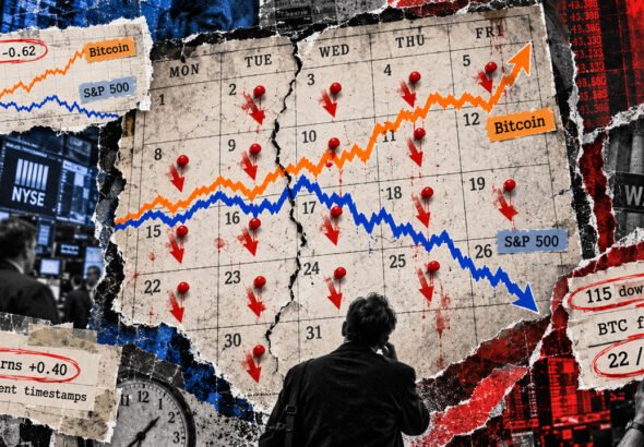 Bitcoin just hit a decade-low S&P 500 correlation, but the daily data tells a different story