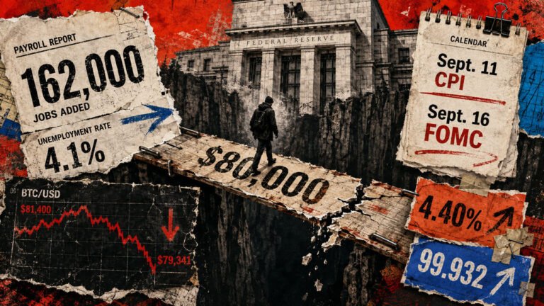 Bitcoin falls below $80,000 as hot US payrolls revive Fed hike risk