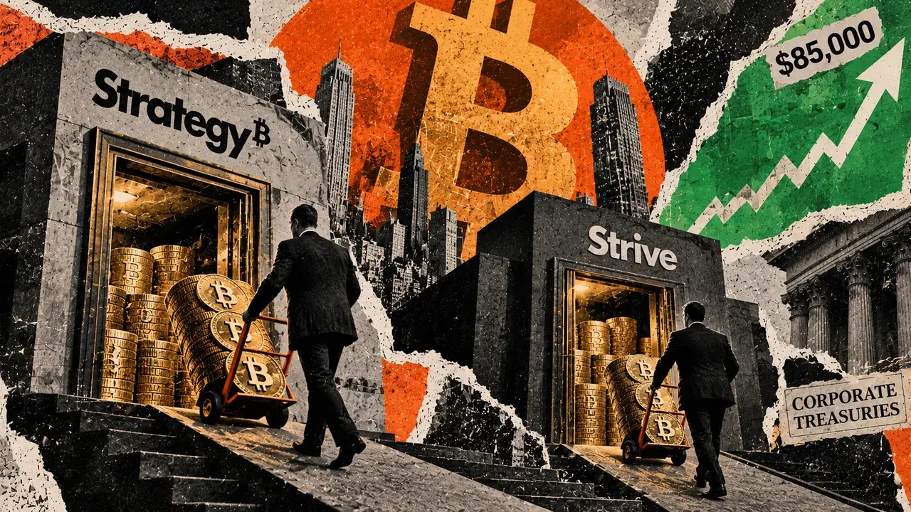 Strategy and Strive buy $183 million in Bitcoin as $85,000 rally revives treasury trade