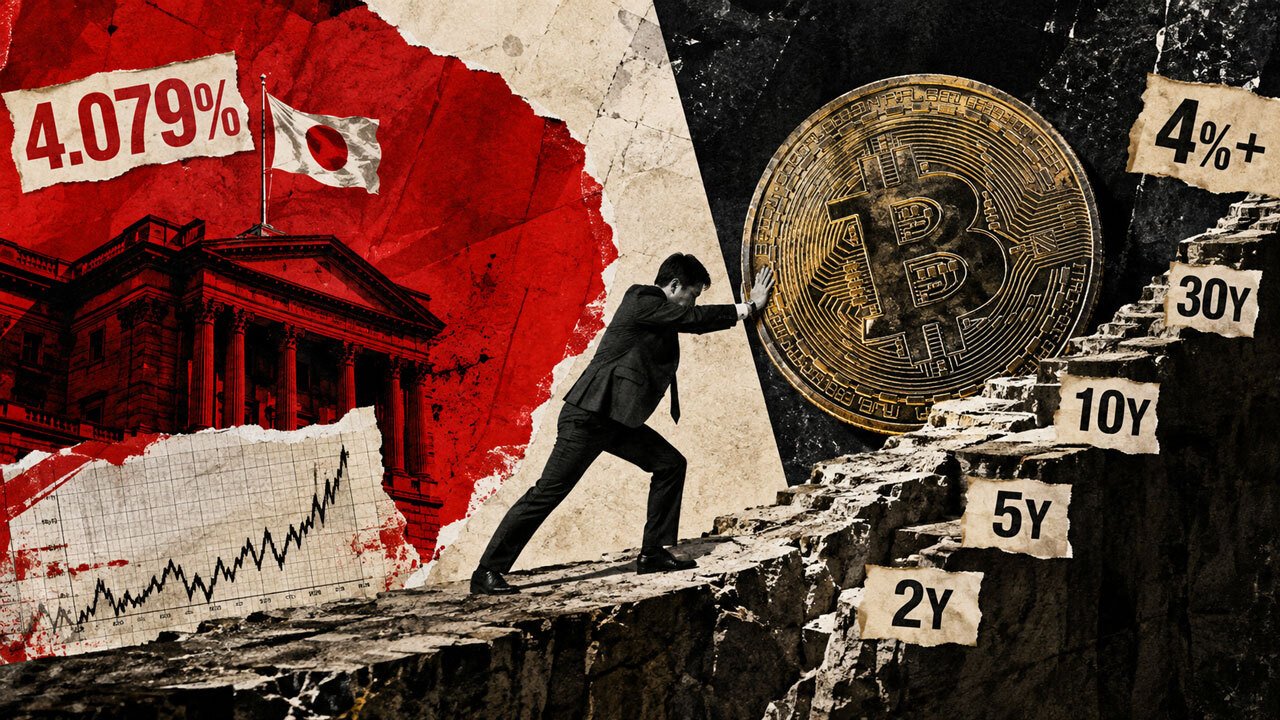 Japan’s 4% bond yield spike threatens the low-cost borrowing strategy behind corporate Bitcoin buying