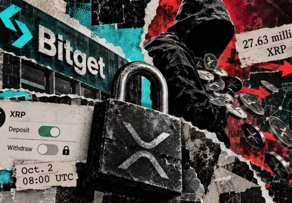 Bitget freezes XRP withdrawals as 27M stolen tokens move