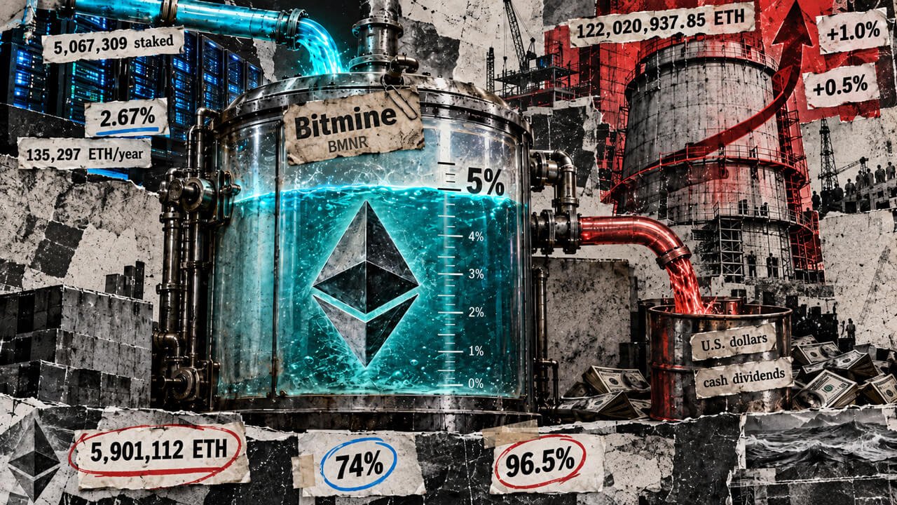 How Bitmine could surpass its 5% Ethereum goal without buying more ETH