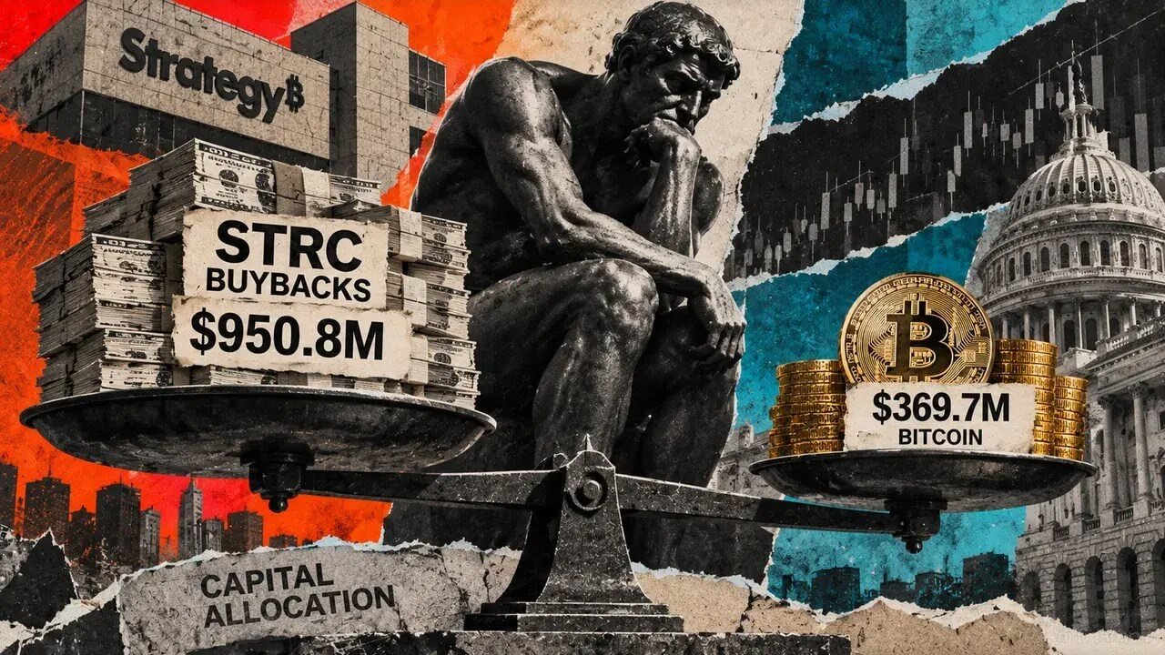 Strategy prioritizes $950 million STRC buyback over expanding its Bitcoin treasury