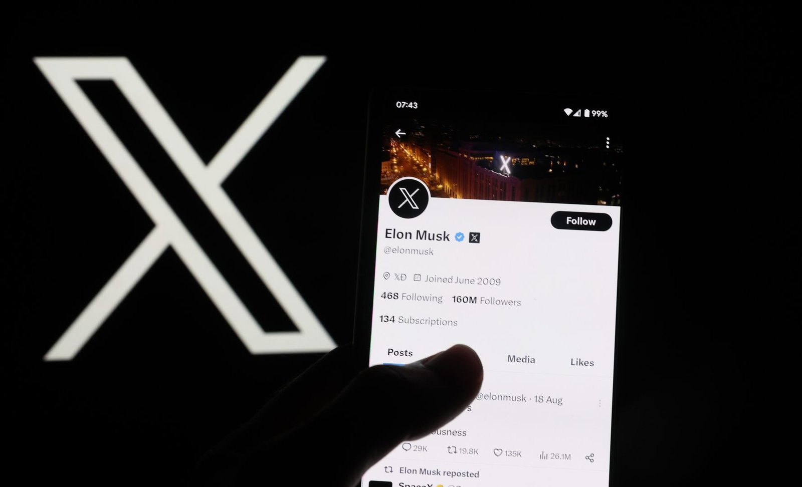 Musk’s X hit by wave of unsolicited password reset emails