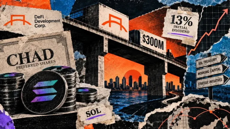Solana treasury giant DeFi Development opens $300M CHAD offering backed by a massive 13% dividend catch