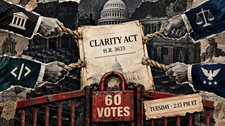 CLARITY Act’s ‘final’ deal is already breaking down before tomorrow’s Senate vote