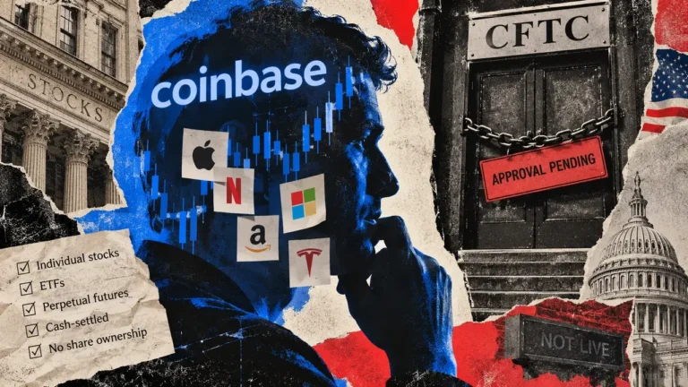 Coinbase targets stock futures but CFTC standstill blocks launch
