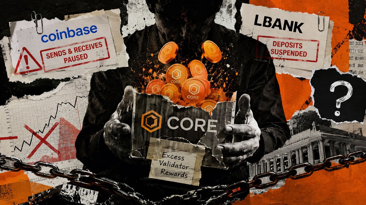 A validator reward failure on Core DAO triggers exchange transfer blocks and leaves token issuance in question