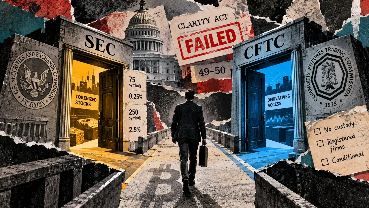 SEC and CFTC bypass Congress to open crypto access after CLARITY fails  – with a catch