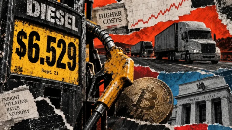 Bitcoin faces a new inflation test after diesel hits a nominal $6.53 record