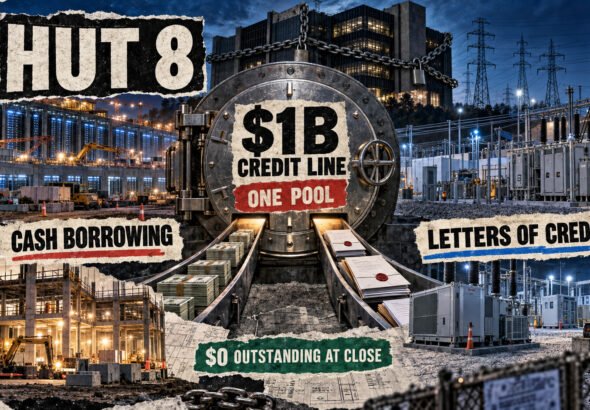 Hut 8 locks in $1B credit line, but faces 40% liquidity rules