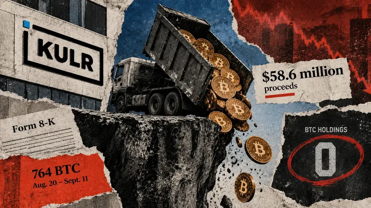Another public company has abandoned its Bitcoin treasury after selling the last 764 BTC