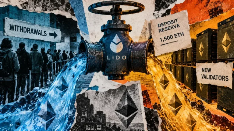 Lido’s 1,500 ETH reserve target could slow stETH withdrawals in a crunch