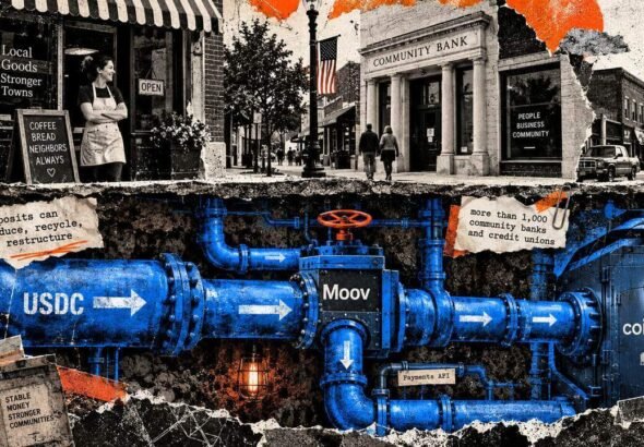Coinbase gives community banks a stablecoin bridge while supplying infrastructure underneath