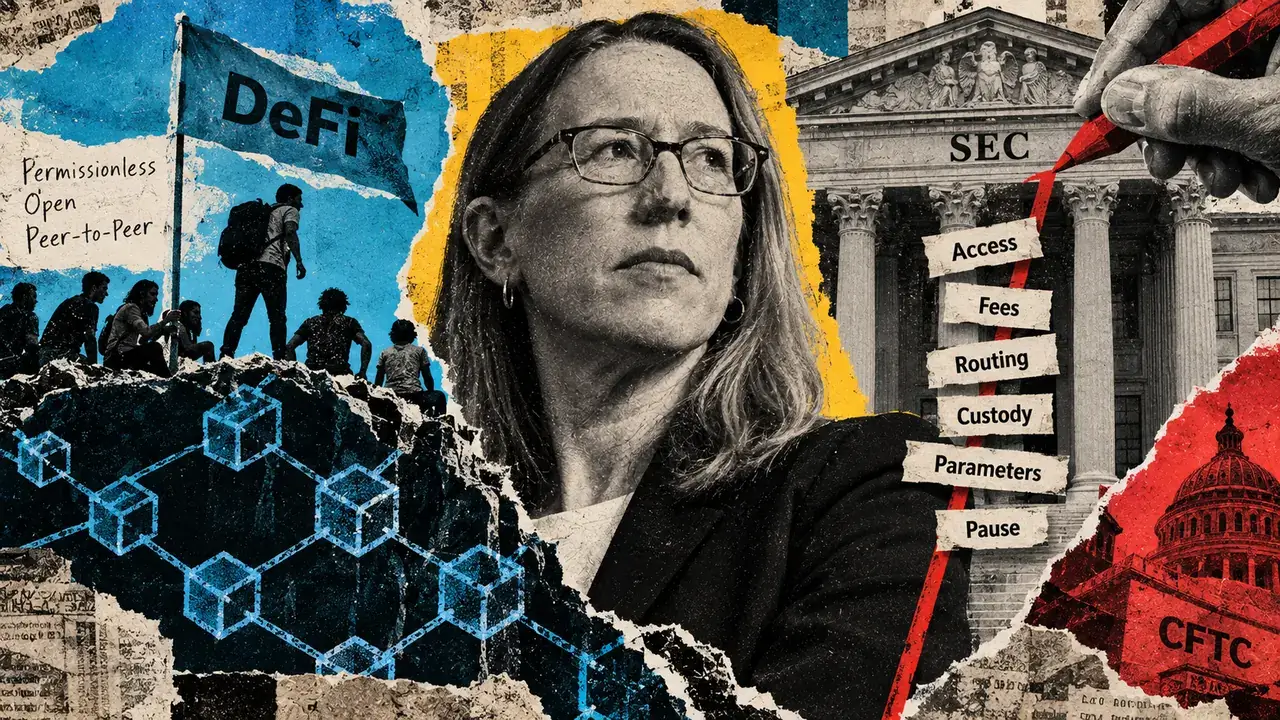 Why truly decentralized DeFi needs no legal exemption according to SEC Commissioner Hester Peirce