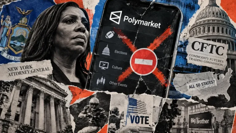 New York sues Polymarket, seeks triple gains and $100,000 penalties over prediction markets