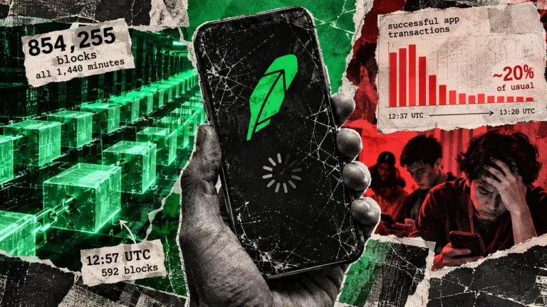 Robinhood Chain kept producing blocks through a roughly 40-minute app disruption