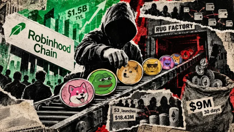 Robinhood Chain’s $1.5 billion boom is attracting memecoin rug factories