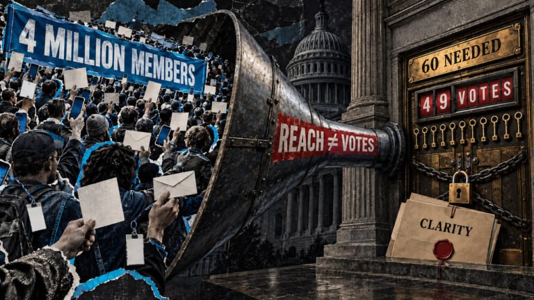 Stand With Crypto’s 4 million registered advocates couldn’t get the CLARITY Act through the Senate