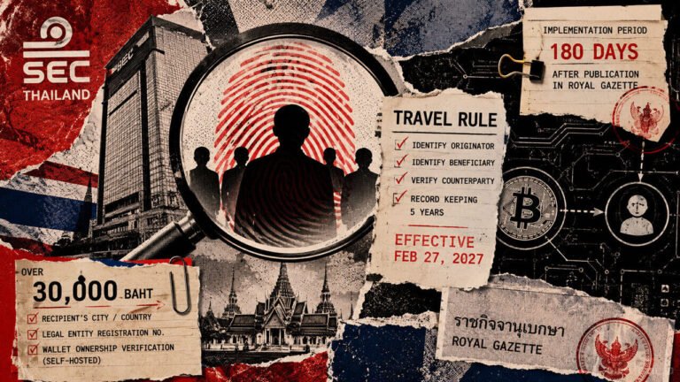 Thailand puts private wallets and offshore crypto transfers on notice in a major new crypto rule