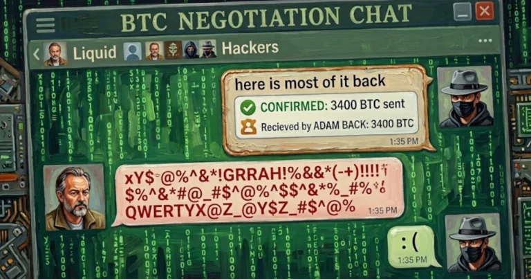Liquid Gets 3,400 BTC Back After On-Chain Talks; White Hats Keep 598.5 BTC