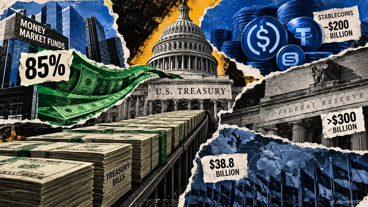 Stablecoins hold nearly $200 billion in US debt, but money funds bought the surge