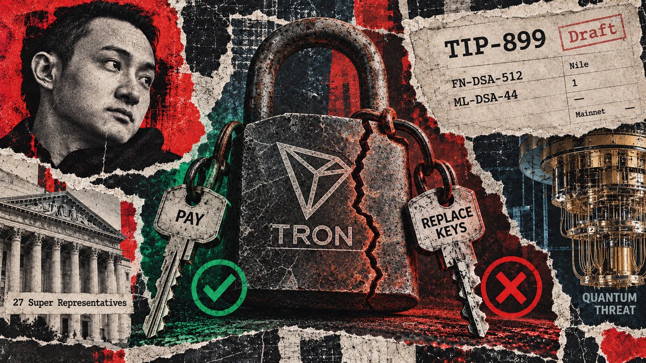 TRON’s quantum plan could leave some wallets able to pay but unable to replace their keys