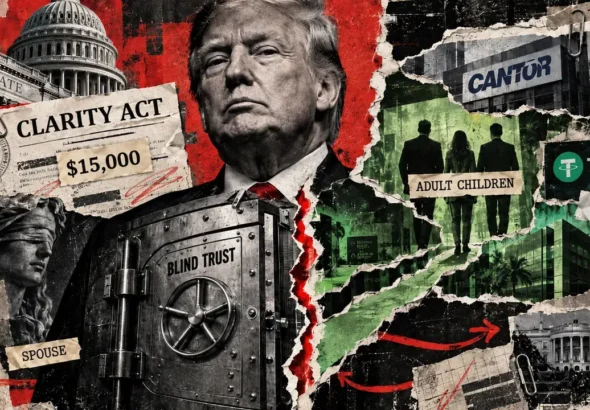 Why Trump backed a crypto ethics rule that stopped at the family business
