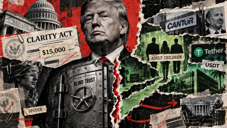Why Trump backed a crypto ethics rule that stopped at the family business