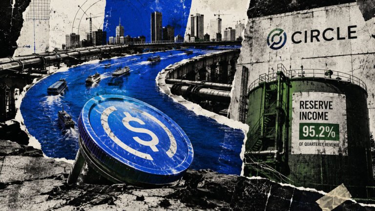 Circle processed $32 trillion in USDC transfers, yet 95% of its revenue relies entirely on interest rates