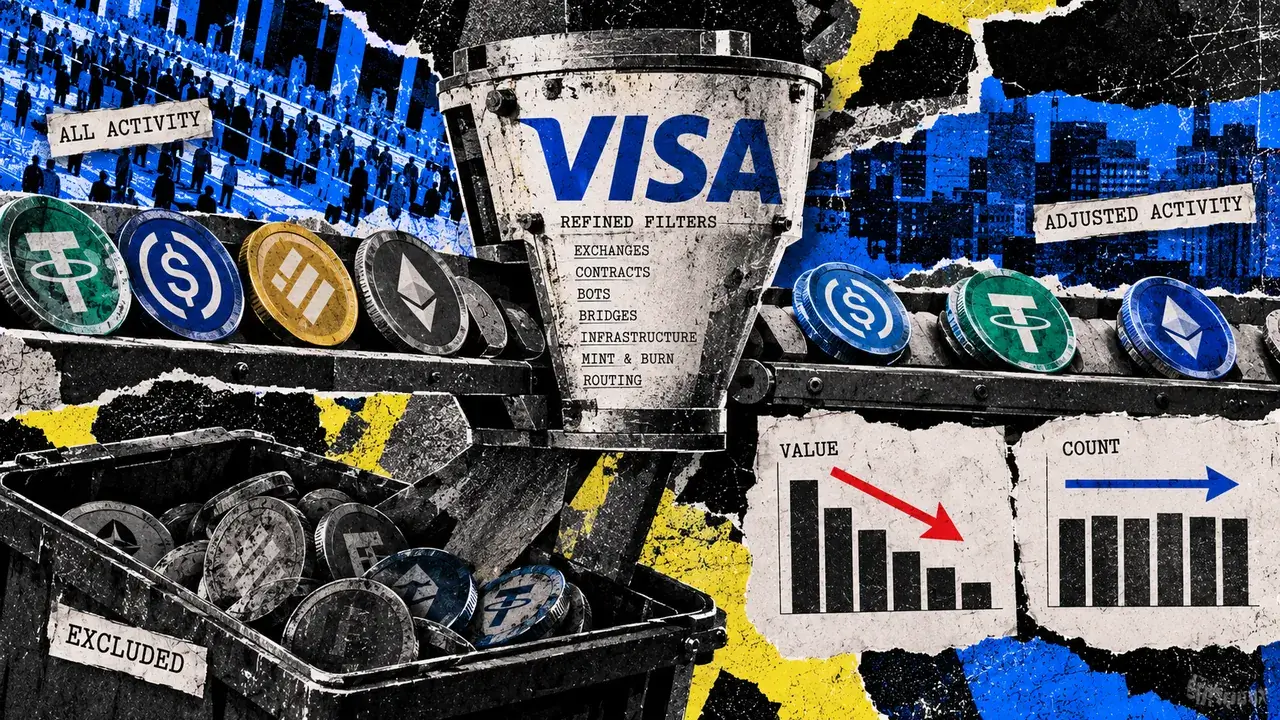 Visa cuts reported stablecoin volume but there’s no proof payments fell
