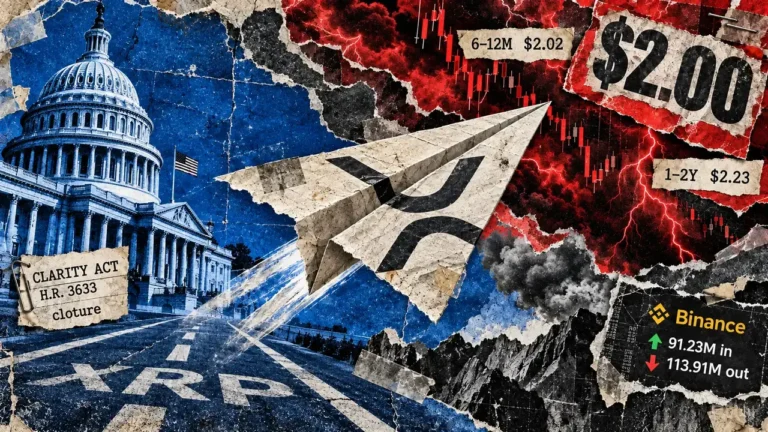 XRP’s path back to $2 now hinges on whether the Senate passes the CLARITY Act