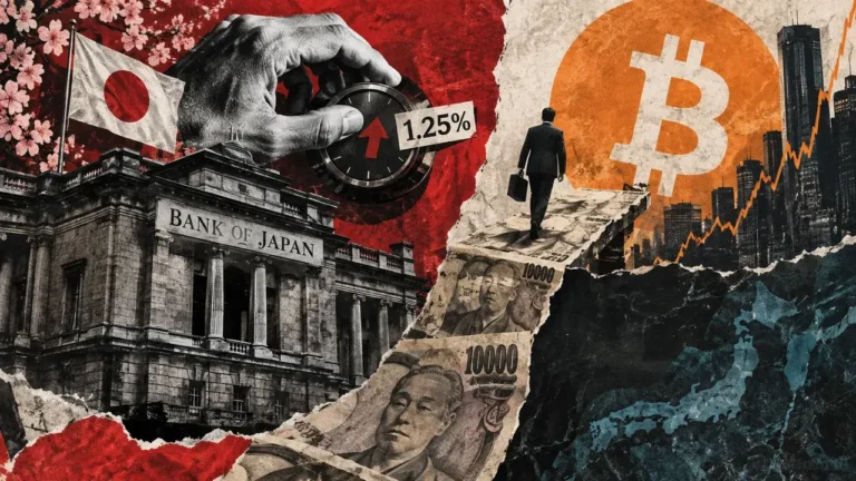 Bitcoin rallies after BOJ’s 1.25% hike, but the real yen-carry test starts next week