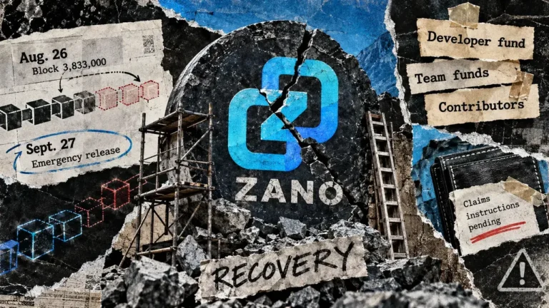 Zano rolls back a month of transactions as team plans to use personal funds for recovery