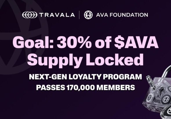 Travala’s Crypto Loyalty Program Passes 170,000 Members, Sets Long-Term Goal of 30% of AVA Supply Locked