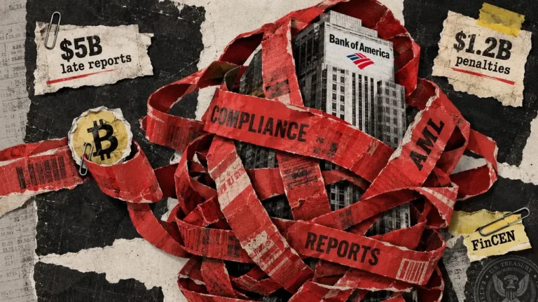 Bank of America backed crypto AML rules but reported over $5 billion in suspicious activity late