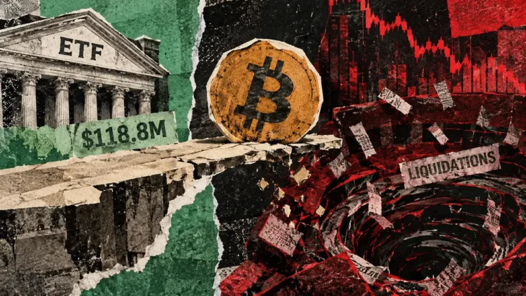 Bitcoin drops to $84k sees $143 million in liquidations as ETF inflows turn positive