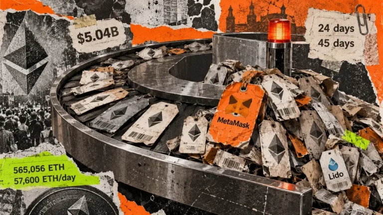 A $1,000 MetaMask incident could turn Ethereum’s staking queue into a $5 billion traffic jam