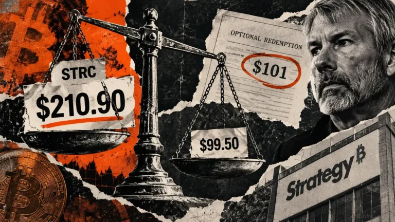 Why Strategy’s STRC calculator shows $210 for a share it can redeem at $101